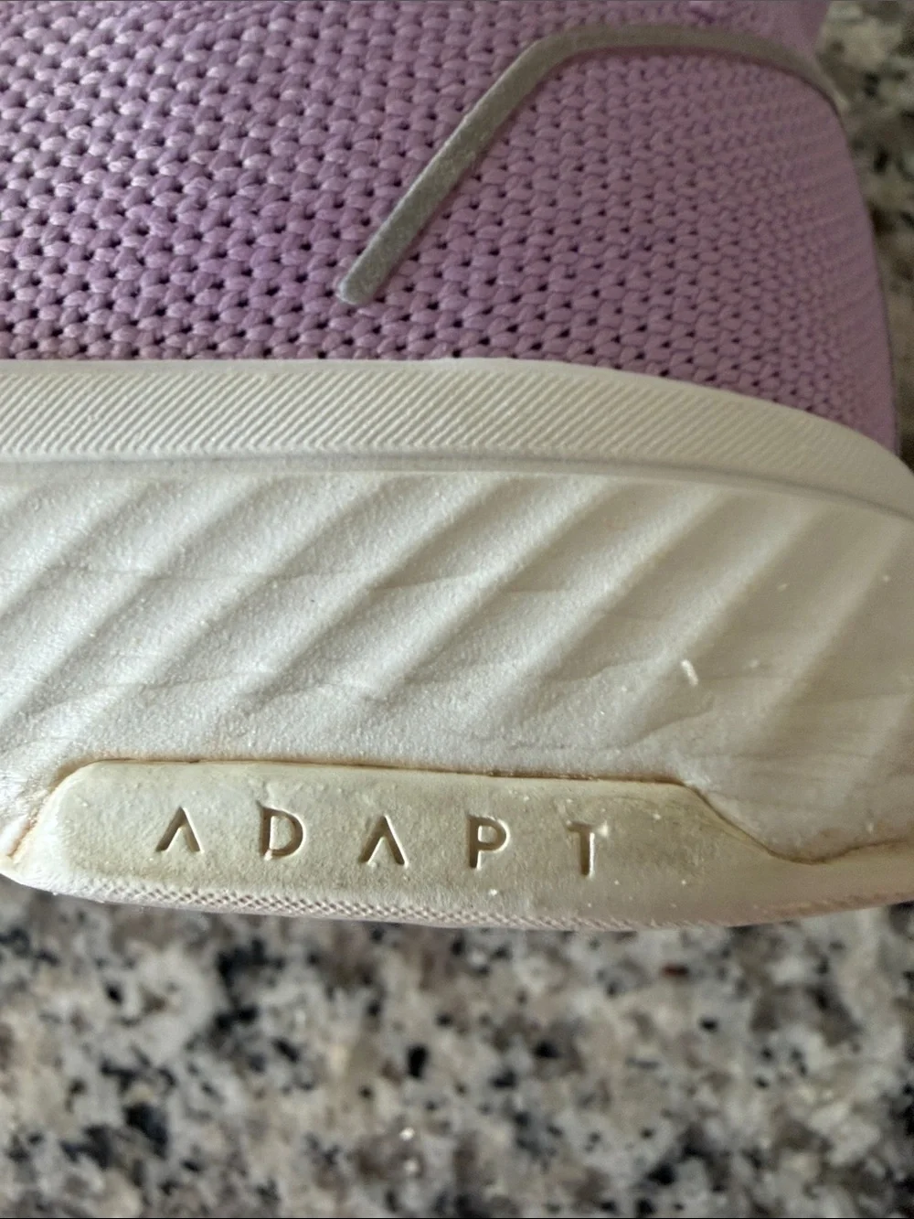 Women's Knit Athletic Sneakers in Light Lavender